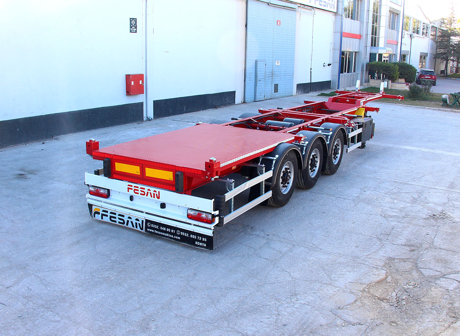 40 Feet Fesan Semi Trailer Semi Trailer Manufacturers In Turkey